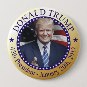 Trumpf-Einweihungs-Knopf Button