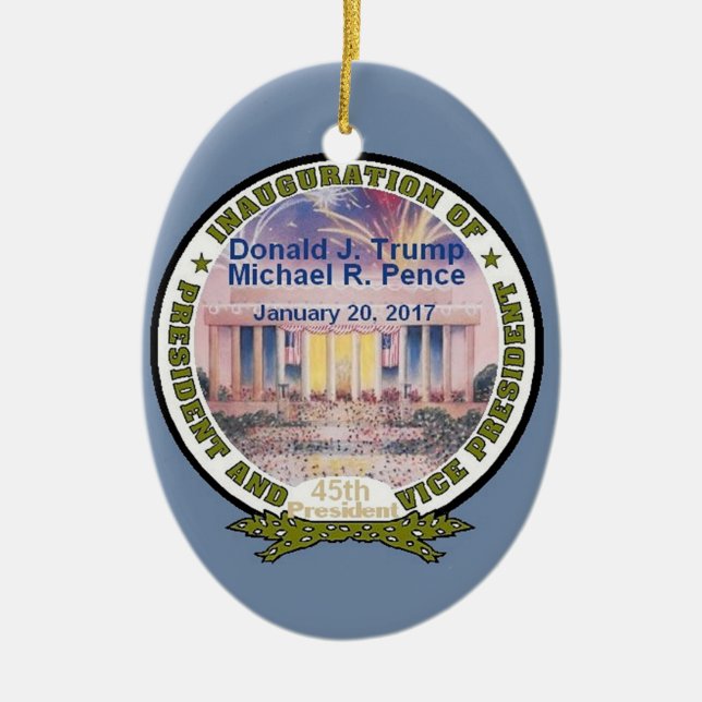 TRUMPF Einweihungs-Verzierung Keramik Ornament (Vorne)