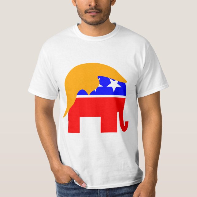 Trumpf-Elefant T-Shirt (Vorderseite)