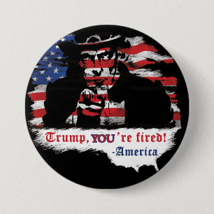 Trumpf erhält! ABGEFEUERT! Button