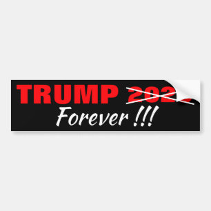 TRUMPF FÜR IMMER!!! AUTOAUFKLEBER 2020