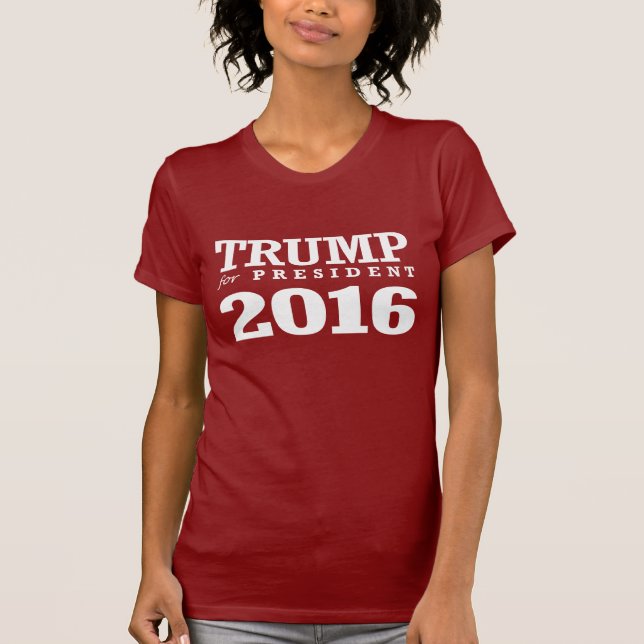TRUMPF FÜR PRÄSIDENTEN 2016 T-Shirt (Vorderseite)