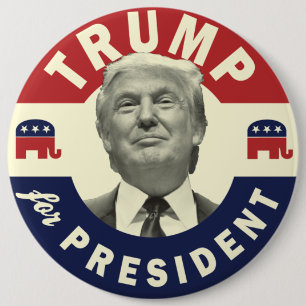 Trumpf für Präsidenten Button - Knopf des