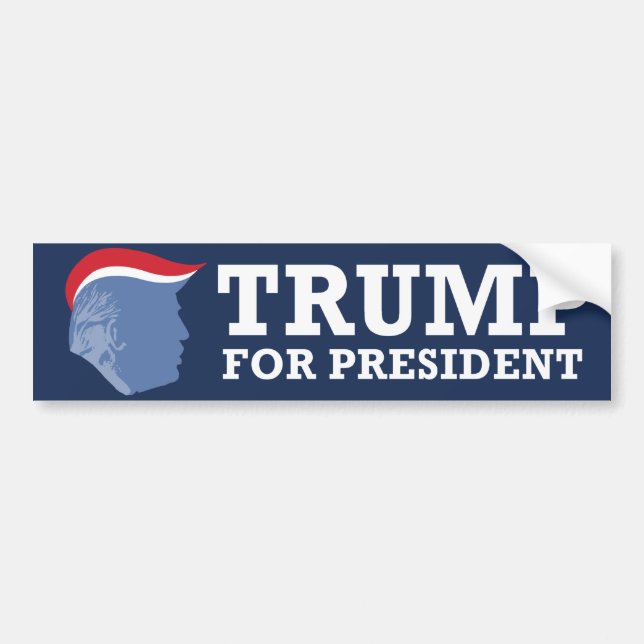 Trumpf für Präsidenten - ReTrumplican - .png Autoaufkleber (Vorne)
