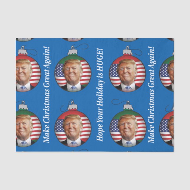 Trumpf für Weihnachten Seidenpapier (Vorderseite)