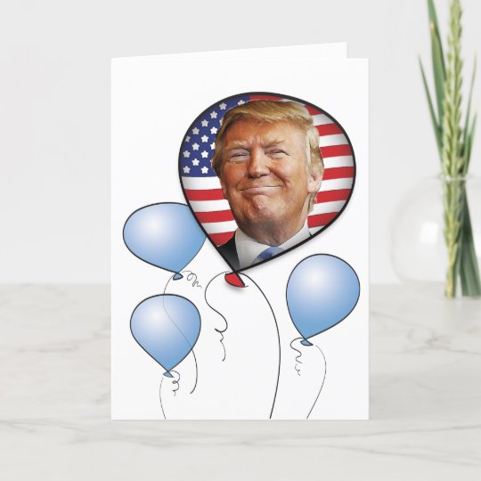 Trumpf-Geburtstag Karte | Zazzle.ch