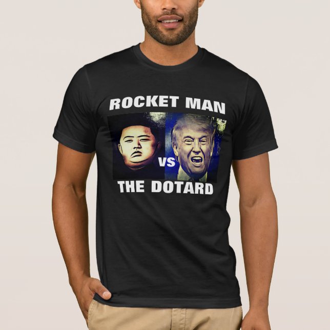 Trumpf gegen lustiges Shirt UNO Kim-Jong (Vorderseite)