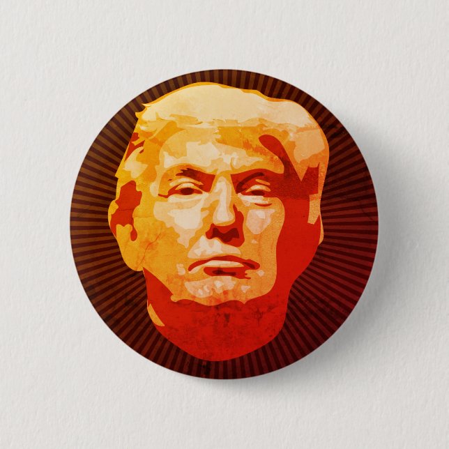 Trumpf-Gesicht Button (Vorderseite)
