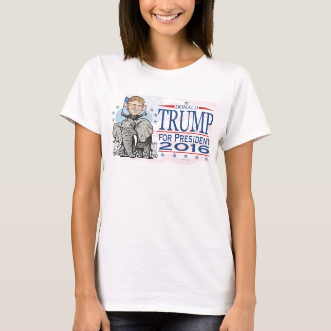 Trumpf GOP-Elefant-Ausflug T-Shirt (Vorderseite)