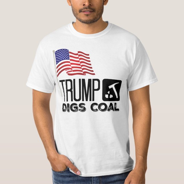 Trumpf gräbt Kohle - Trumpf 2020 T-Shirt (Vorderseite)