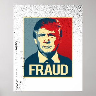 Trumpf ist ein Betrug - .png Poster