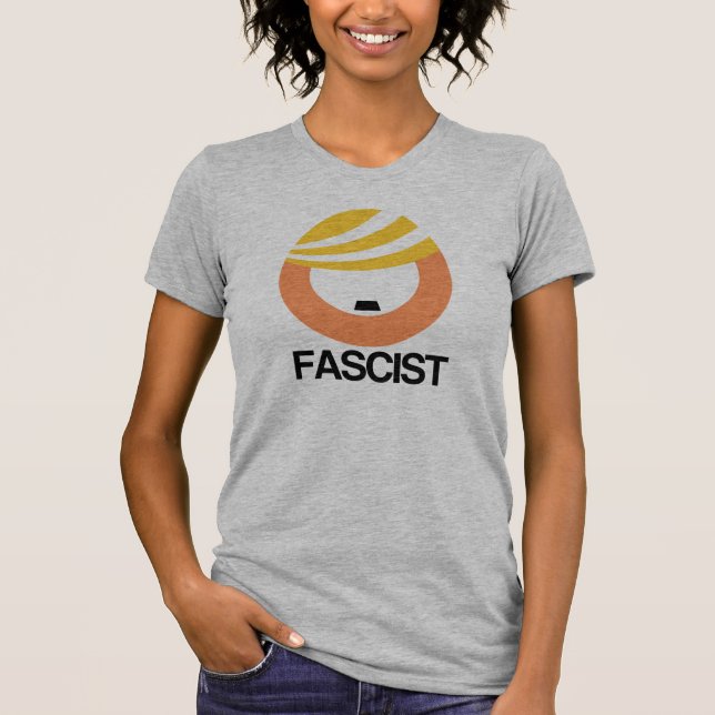 Trumpf ist ein Faschist -- Kein moslemisches T-Shirt (Vorderseite)