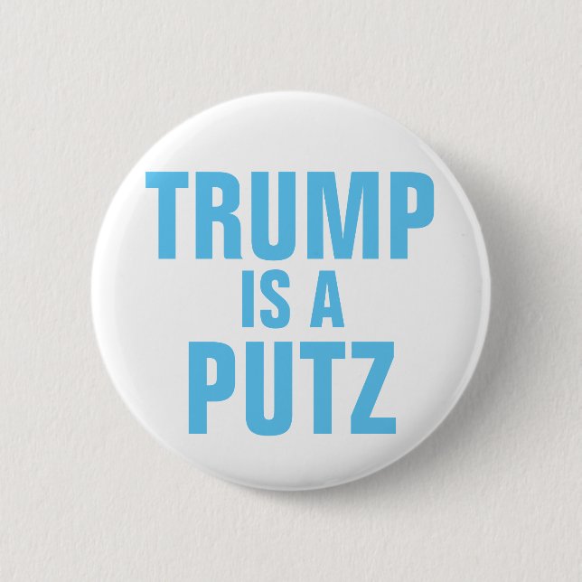 Trumpf ist ein Putz Knopf Button (Vorderseite)