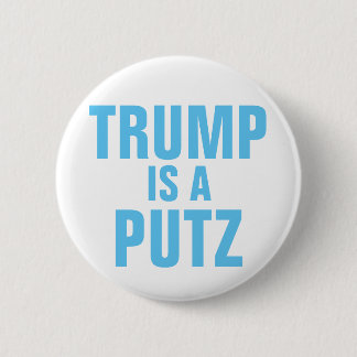 Trumpf ist ein Putz Knopf Button