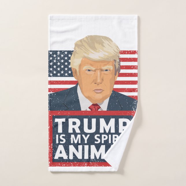 Trumpf ist mein lustiges Geist-Tier Handtuch (Handtuch)