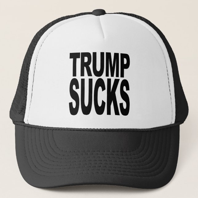 Trumpf ist zum Kotzen Truckerkappe (Vorderseite)