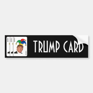 Trumpf-Karte - Joker Autoaufkleber