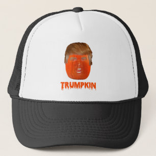 Trumpf-Kürbislaterne-Hüte Donald Trumpkin Truckerkappe