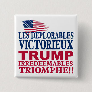 Trumpf Les Deplorables Gewinn - Trumpf-Pennys 2016 Button