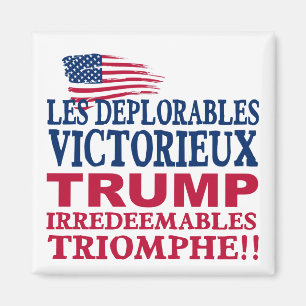 Trumpf Les Deplorables Gewinn - Trumpf-Pennys 2016 Magnet