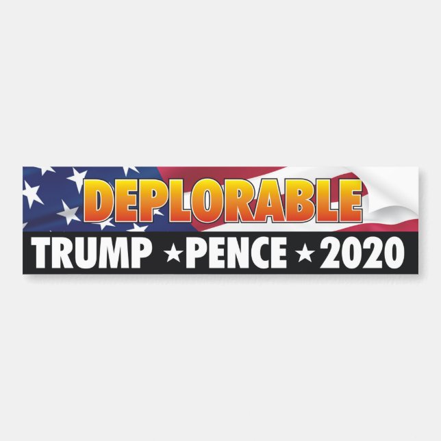Trumpf-Pennys Deporable 2020! Autoaufkleber (Vorne)