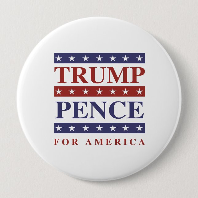 Trumpf-Pennys für Amerika - - Button (Vorderseite)