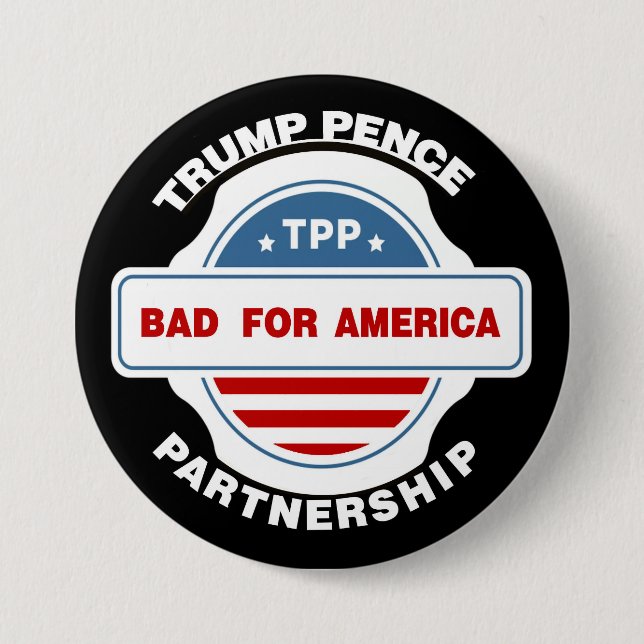 Trumpf-Pennys-Partnerschaft Button (Vorderseite)