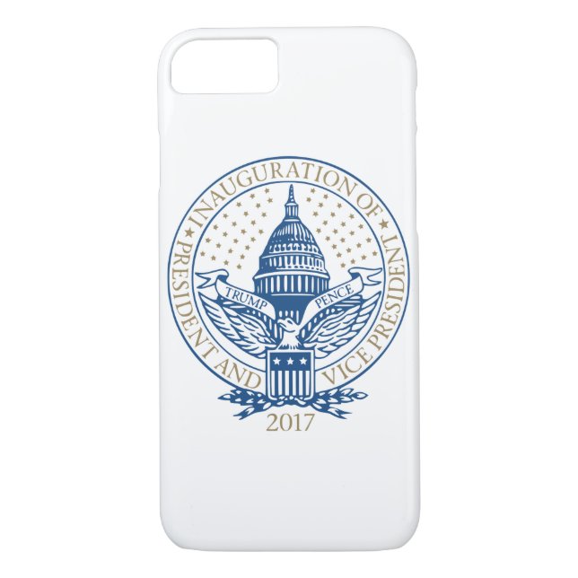 Trumpf-Pennys-Präsident Inaugural Logo Case-Mate iPhone Hülle (Rückseite)