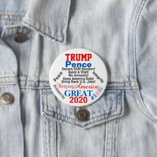 Trumpf-Pennys-Präsidentschaftswahl 2020 Button