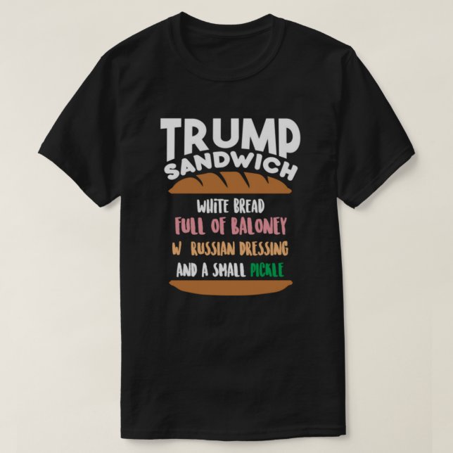 Trumpf-Sandwich-T - Shirt (Design vorne)