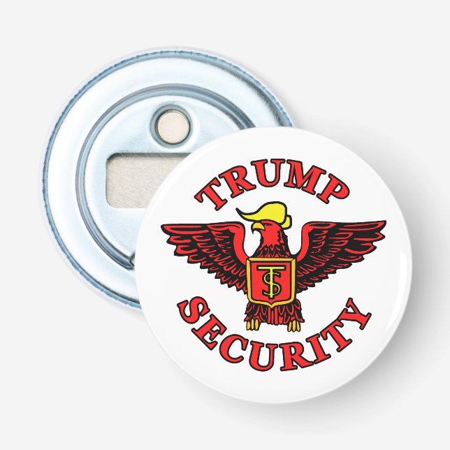 Trumpf-Sicherheit Flaschenöffner (Vorderseite)