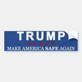 Trumpf stellen Amerika-Safe wieder her Autoaufkleber