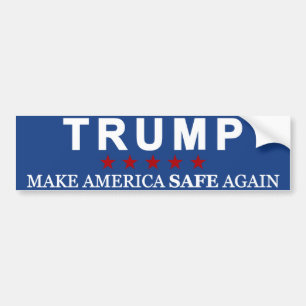 Trumpf stellen Amerika-Safe wieder her Autoaufkleber