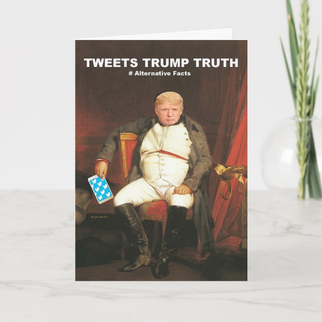 Trumpf-Tatsachen-Geburtstags-Karte Karte (Vorderseite)