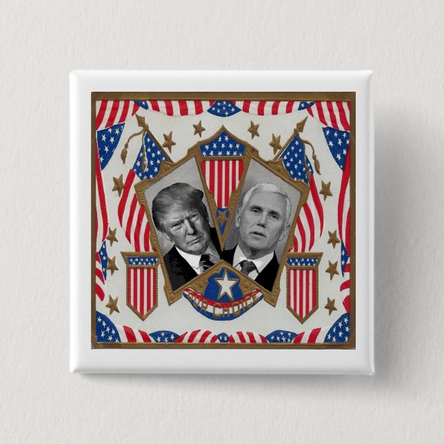 Trumpf u. Pennys Button (Vorderseite)