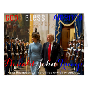 Trumpf-und Melania gemeinsame bewaffnete