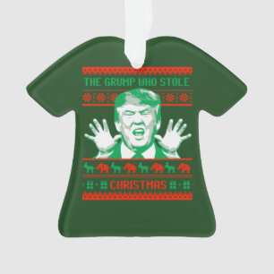 Trumpf-Weihnachten - der Grump, der Weihnachten Ornament