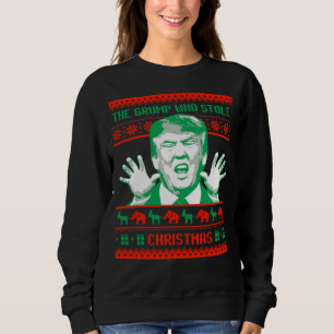 Trumpf-Weihnachten - der Grump, der Weihnachten Sweatshirt