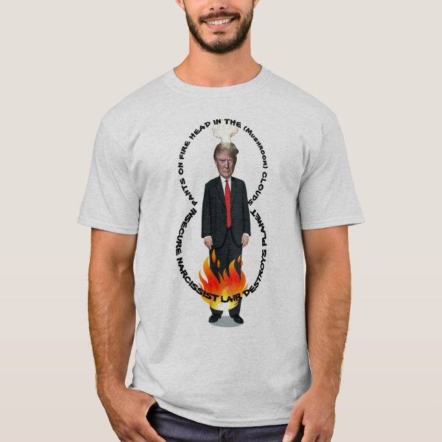 Trumpf zerstört Planeten T-Shirt (Vorderseite)