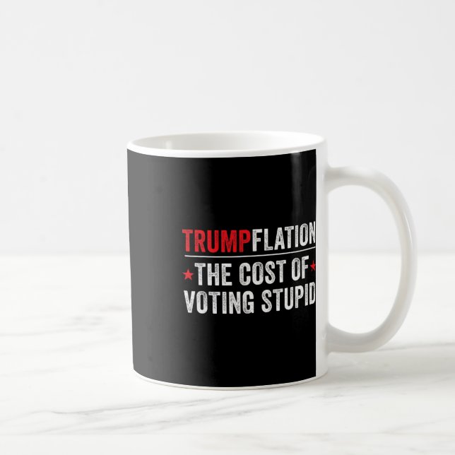 Trumpflation - Lustig Liberal und Progressiv  Kaffeetasse (Rechts)