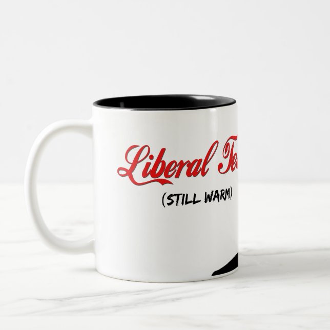 Trumpfliberalrisse Zweifarbige Tasse (Links)