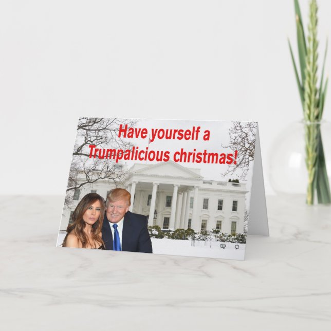 Trumphafte Weihnachten aus Donald und Melania (Vorderseite)
