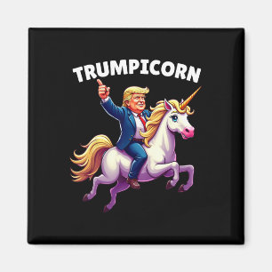 Trumpicorn Lustiger Donald Trump Einhorn Präsident Magnet