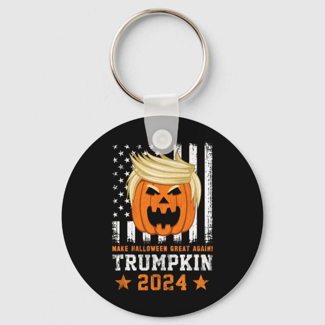 Trumpkin 2024 USA Halloween wieder großartig Schlüsselanhänger (Vorderseite)