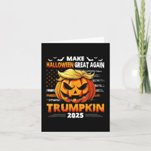 Trumpkin 2025 USA Halloween wieder großartig Karte