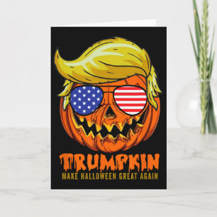 Trumpkin 2025 USA: Lass Halloween wieder großartig Karte
