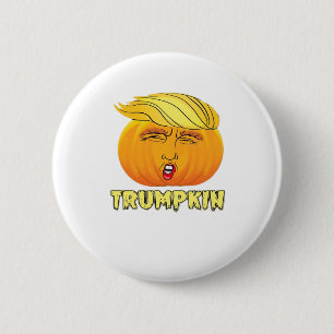 Trumpkin - Beängstigend guter Kürbis Button