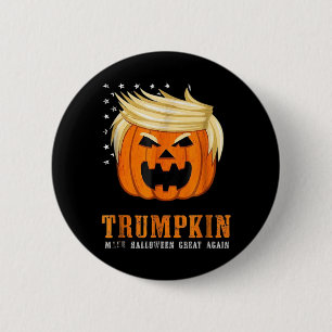 Trumpkin - Bestes Halloween-Kostüm Tri-Blend Button