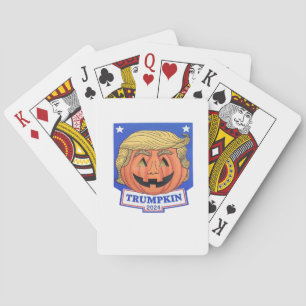 Trumpkin Classic - Funny Halloween Zitat Spielkarten