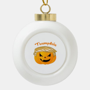Trumpkin Classic - Politische Parodie Keramik Kugel-Ornament